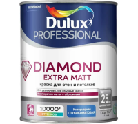Краска Dulux Trade Diamond Extra Matt интерьерная матовая ослепительно белая 0,9л BC---
