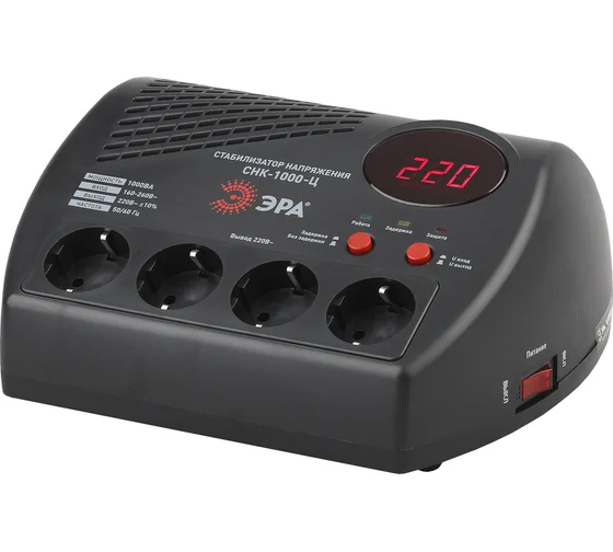 Стабилизатор   1000Вт СНК-1000-Ц ЭРА(3)
