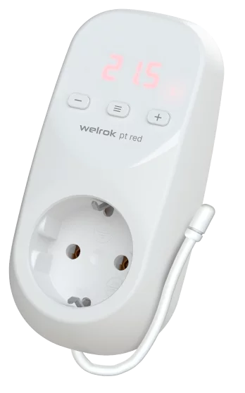 Терморегулятор в розетку 3,0кВт Welrok