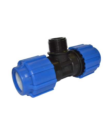 ПНД Тройник разборный 32х3/4х32 НР STR