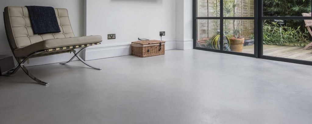 Бетонный пол покрытый эмалью