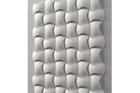 Панель 3D из гипса 170х215 мм лира