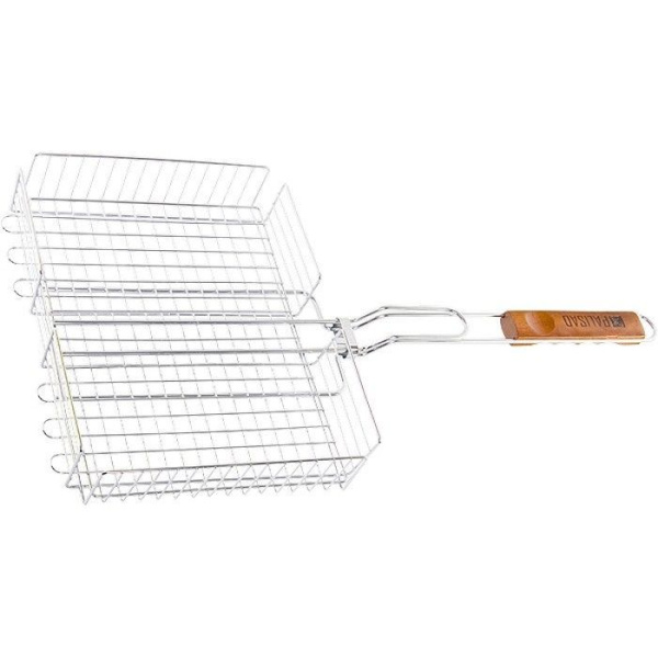 Решетка-гриль 315х410х70 хромированная Palisad