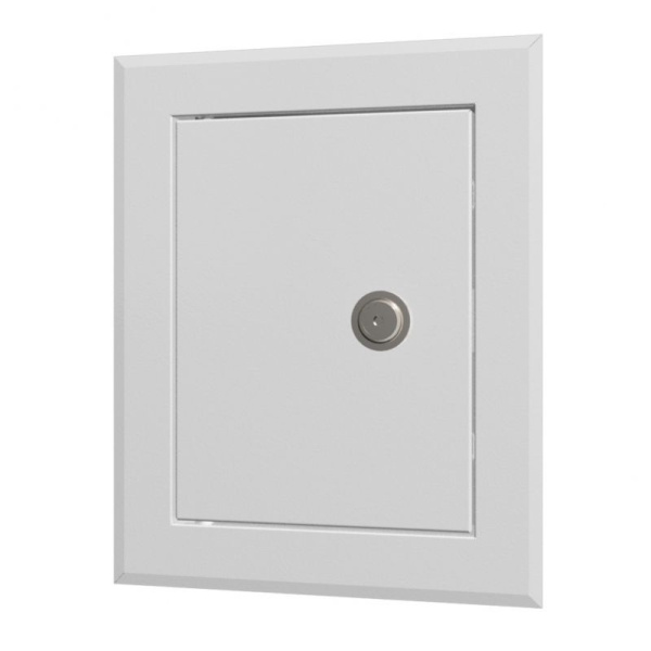 Люк ревизионный металлический 300х500мм с замком Zern