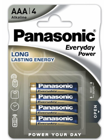 Батарейка ААА LR03 щелочная Everyday Power  Panasonic