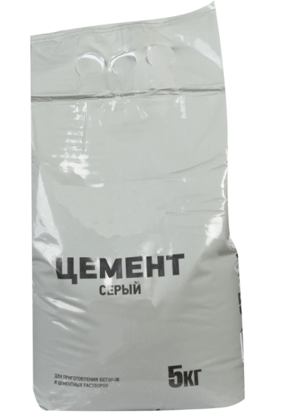 Цемент  5кг серый