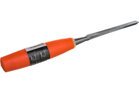 Стамеска  12мм плоская пластиковая ручка Sparta