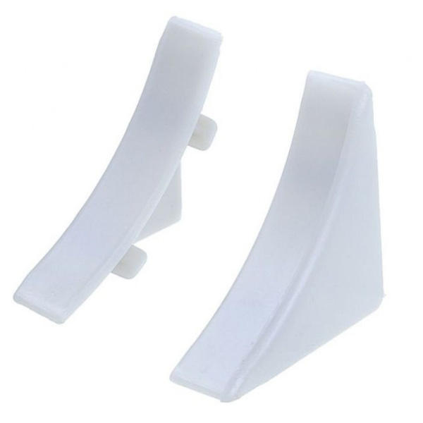 Плинтус для столешницы заглушка белый Идеал---